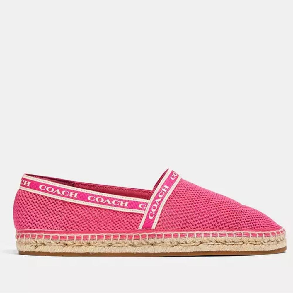COACH Corrie Espadrille Pink Size 9.5